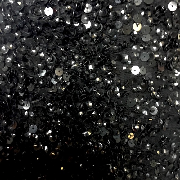 Parker Black Cold Shoulder Little Black Dress Sz 8 - Picture 9 of 16